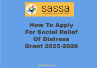 How To Apply For Social Relief Of Distress Grant 2025-2026