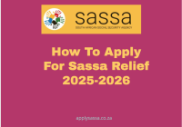 How To Apply For Sassa Relief 2025-2026