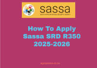 How To Apply Sassa SRD R350 2025-2026