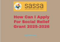 How Can I Apply For Social Relief Grant 2025-2026