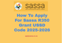 How To Apply For Sassa R350 Grant USSD Code 2025-2026