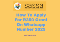 How To Apply For R350 Grant On Whatsapp Number 2025