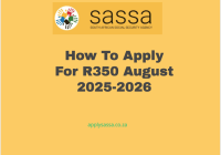How To Apply For R350 August 2025-2026