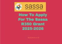 How To Apply For The Sassa R350 Grant 2025-2026