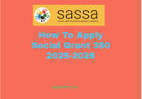 How To Apply Social Grant 350 2025-2026