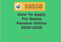 How To Apply For Sassa Pension Online 2025-2026