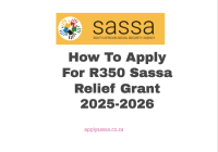 How To Apply for R350 Sassa Relief Grant 2025-2026