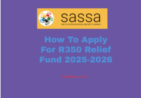 How To Apply For R350 Relief Fund 2025-2026