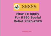How To Apply For R350 Social Relief 2025-2026