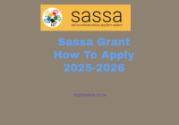 Sassa Grant How To Apply 2025-2026