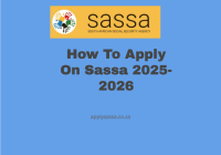 How To Apply On Sassa 2025-2026