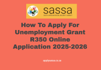 How To Apply For Unemployment Grant R350 Online Application 2025-2026