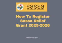 How To Register Sassa Relief Grant 2025-2026