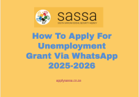 How To Apply For Unemployment Grant Via WhatsApp 2025-2026