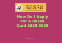 How Do I Apply For A Sassa Card 2025-2026