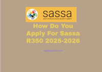How Do You Apply For Sassa R350 2025-2026