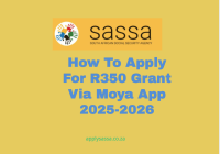 How To Apply For R350 Grant Via Moya App 2025-2026