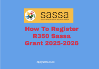 How To Register R350 Sassa Grant 2025-2026