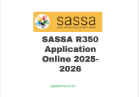 SASSA R350 Application Online 2025-2026