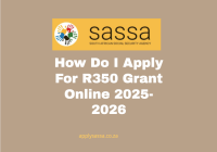 How Do I Applty For R350 Grant Online 2025-2026