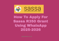How To Apply For Sassa R350 Grant Using WhatsApp 2025-2026