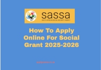How To Apply Online For Social Grant 2025-2026