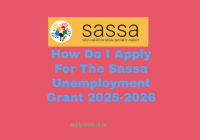 How Do I Apply For The Sassa Unemployment Grant 2025-2026