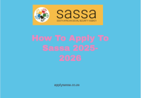 How To Apply To Sassa 2025-2026