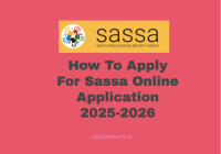 How To Apply For Sassa Online Application 2025-2026