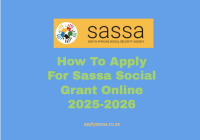 How To Apply For Sassa Social Grant Online 2025-2026