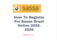 How To Register For Sassa Grant Online 2025-2026