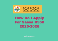 How Do I Apply For Sassa R350 2025-2026