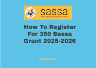 How To Register For 350 Sassa Grant 2025-2026
