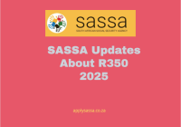 SASSA Updates About R350 2025