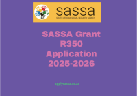 SASSA Grant R350 Application 2025-2026