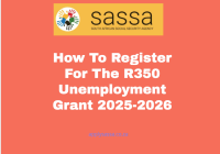 How To Register For The R350 Unemployment Grant 2025-2026