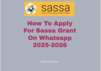 How To Apply For Sassa Grant On Whatsapp 2025-2026