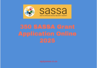 350 SASSA Grant Application Online 2025