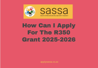 How Can I Apply For The R350 Grant 2025-2026