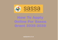 How To Apply Online For Sassa Grant 2025-2026