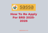 How To Re Apply For SRD 2025-2026