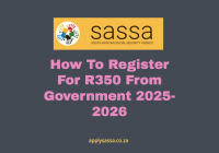 How To Register For R350 From Government 2025-2026