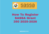 How To Register SASSA Grant 350 2025-2026