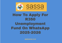 How To Apply For R350 Unemployment Fund On WhatsApp 2025-2026