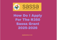 How Do I Apply For The R350 Sassa Grant 2025-2026