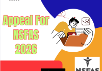 Appeal For NSFAS 2026