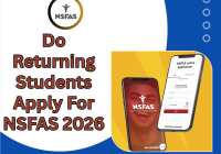Do Returning Students Apply For NSFAS 2026