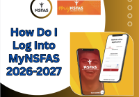 How Do I Log Into MyNSFAS 2026-2027