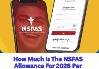 How Much Is The NSFAS Allowance For 2026 Per Month