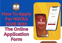 How To Apply For NSFAS 2026 With The Online Application Form